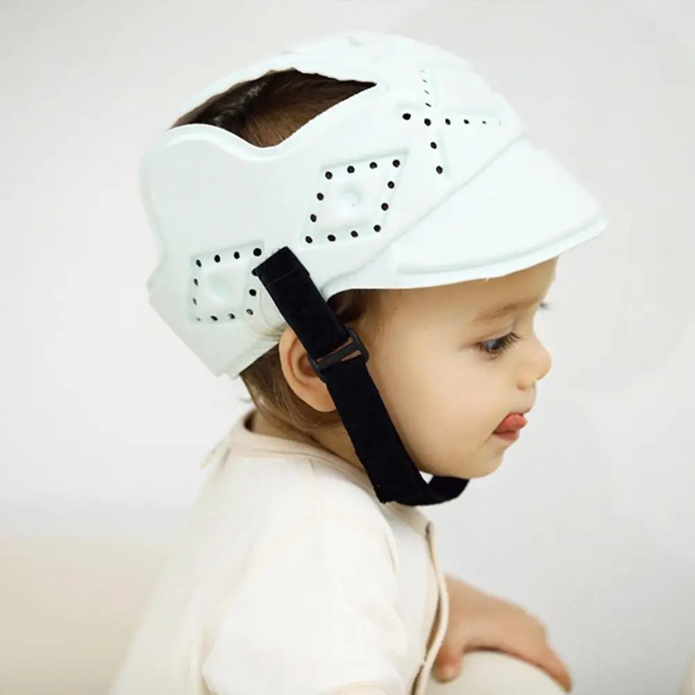 Baby anti-crash cap adjustable Learning Walking Anti-fall Head Protection Hat Cotton Child Safety Helmet | Детская одежда и обувь