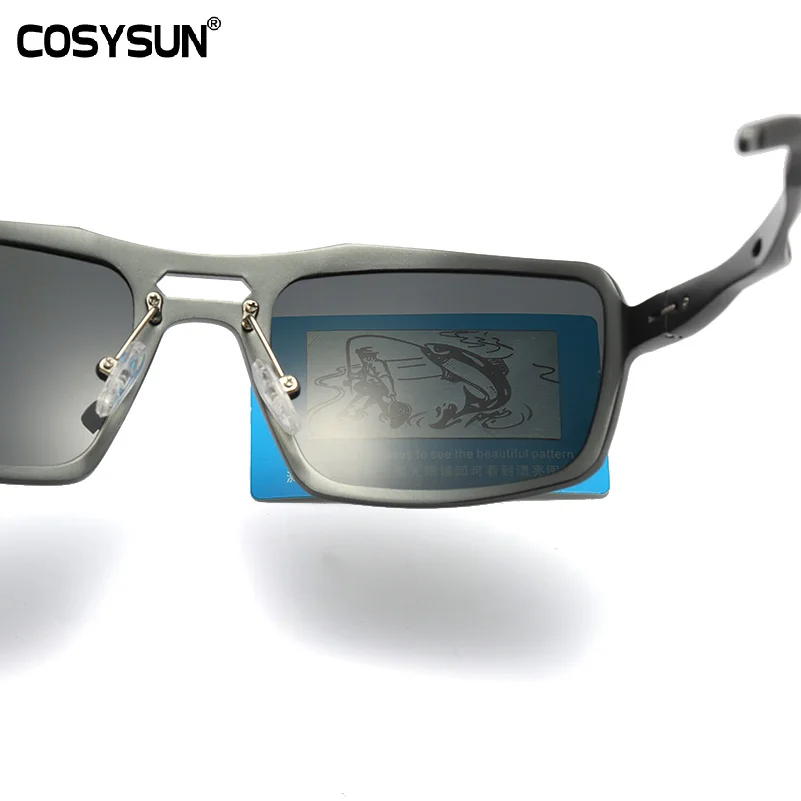 COSYSUN, брендовые поляризационные солнцезащитные очки для мужчин, для вождения, солнцезащитные очки, Полароид, фирменный дизайн, мужские солнцезащитные очки, Gafas de sol masculino 9612