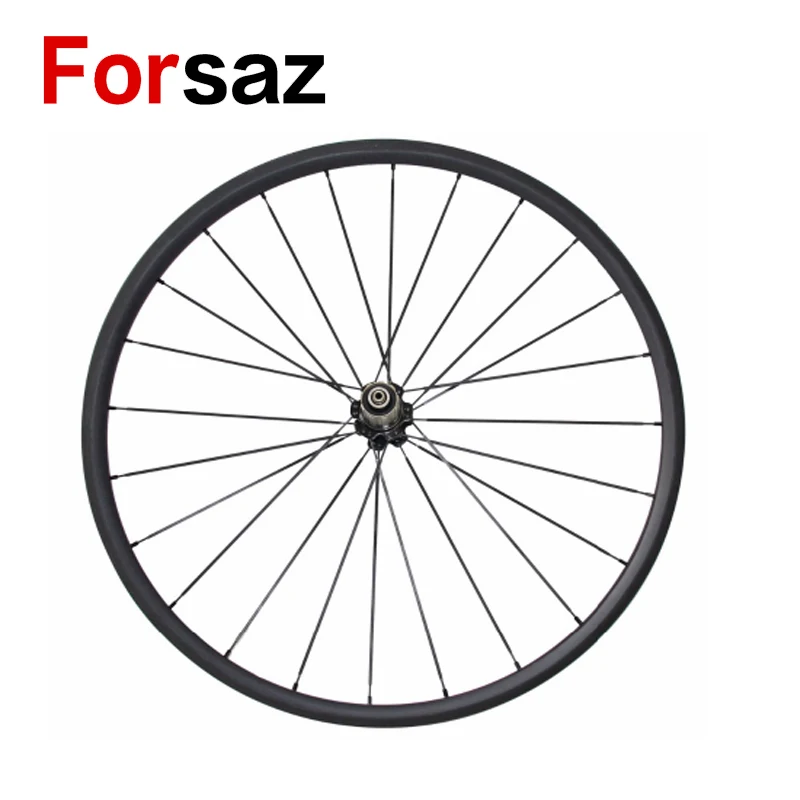 Forsaz 700C 24 мм Tubular углерода колесная 20.5 Ширина велосипед колесной включены