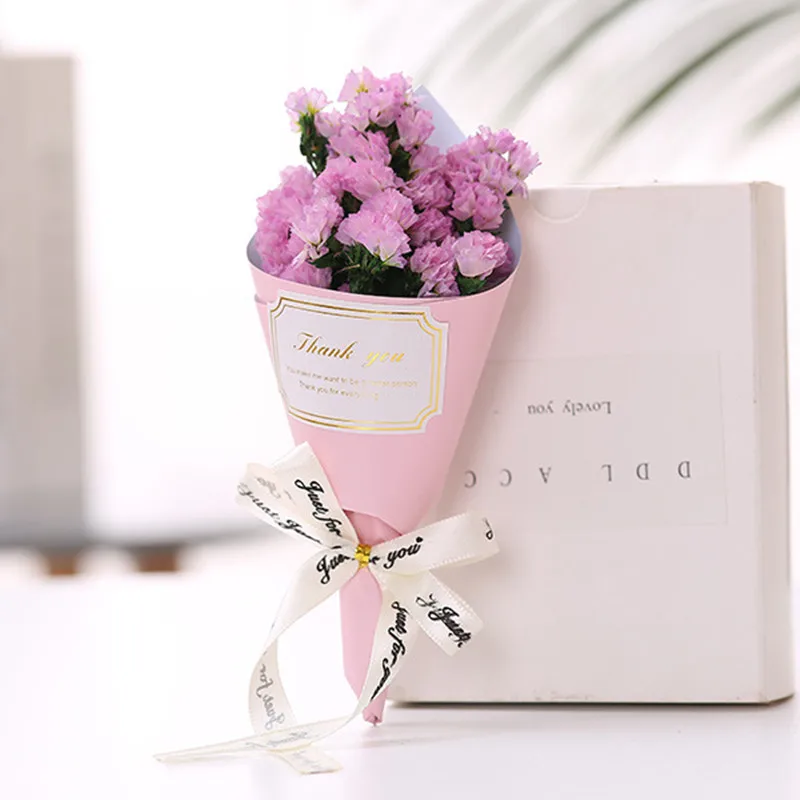 E doo высушенный букет ручной работы из искусственных лавандовых цветов не для