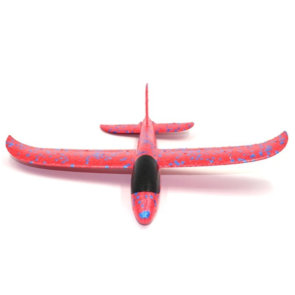 

2019 New Children 48cm Hand Throw Epp Foam Glider Doble Hole Empennage Kids Soaring Circling Model Airplane Toy