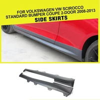 pp car auto side skirts extension lips for volkswagen vw scirocco standard coupe 2 door 2008 2013