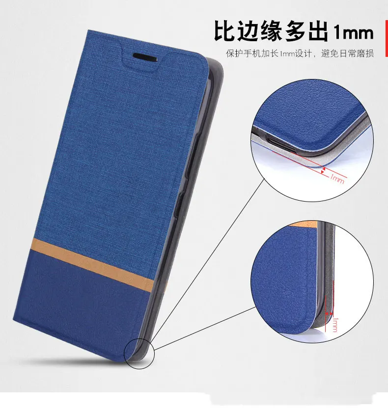 Lulumi для Huawei Y3II Y3 2 ПУ + ТПУ флип чехол бумажник холст слот карт кожаный Honor bee 1 ГБ