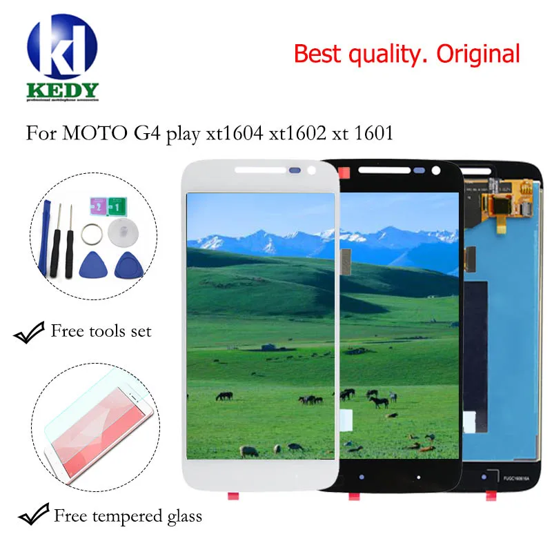 5.0 &quotисходный кадр repalcemen для Motorola Moto G4 играть xt1604 xt1602 XT 1601 xt1603 ЖК дисплей Экран