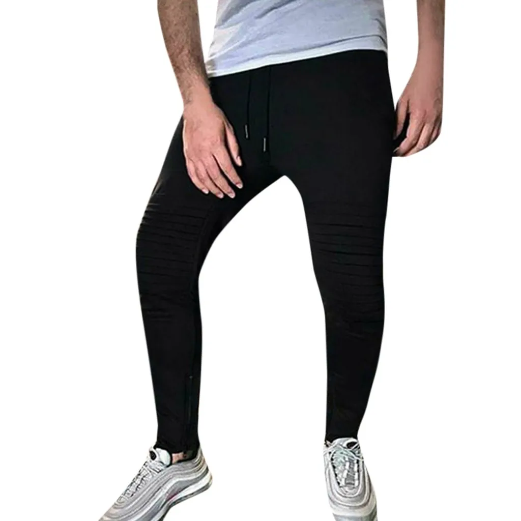 Новинка 2019 года Лидер продаж модные мужские джоггеры однотонные Лоскутные