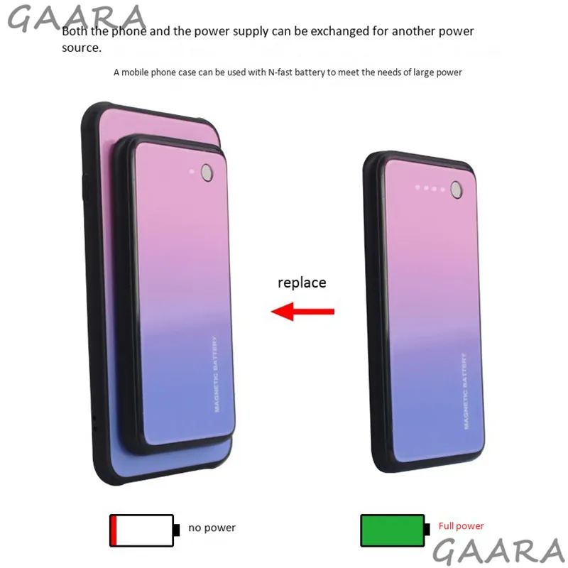 Внешний портативный чехол для зарядного устройства для xiaomi mi 9, ультратонкий магнитный беспроводной Чехол для зарядки аккумулятора для xiaomi mi 9, чехол