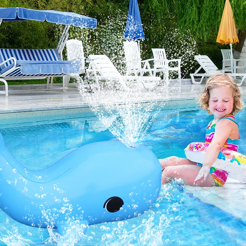 Надувной Дельфин дворе спринклерной Спорт на открытом воздухе Splash Toys для детей