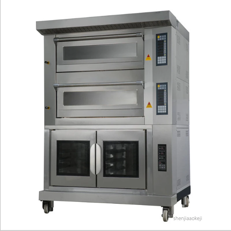 

Commercial gas/electric oven 4 trays oven+10 trays ferment tank Multi-function integration oven Bread/pizza/tart baking machine