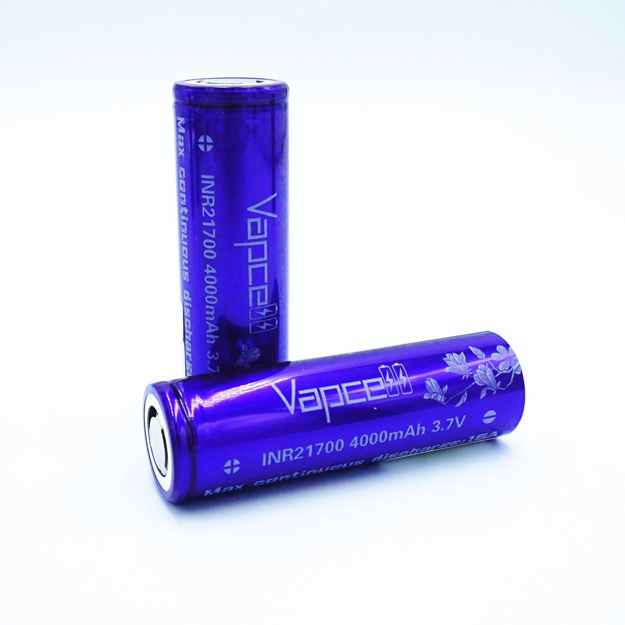 Бесплатная доставка 2 шт Vapcell INR 21700 батарея 4000mah 15A Высокая мощность электронный