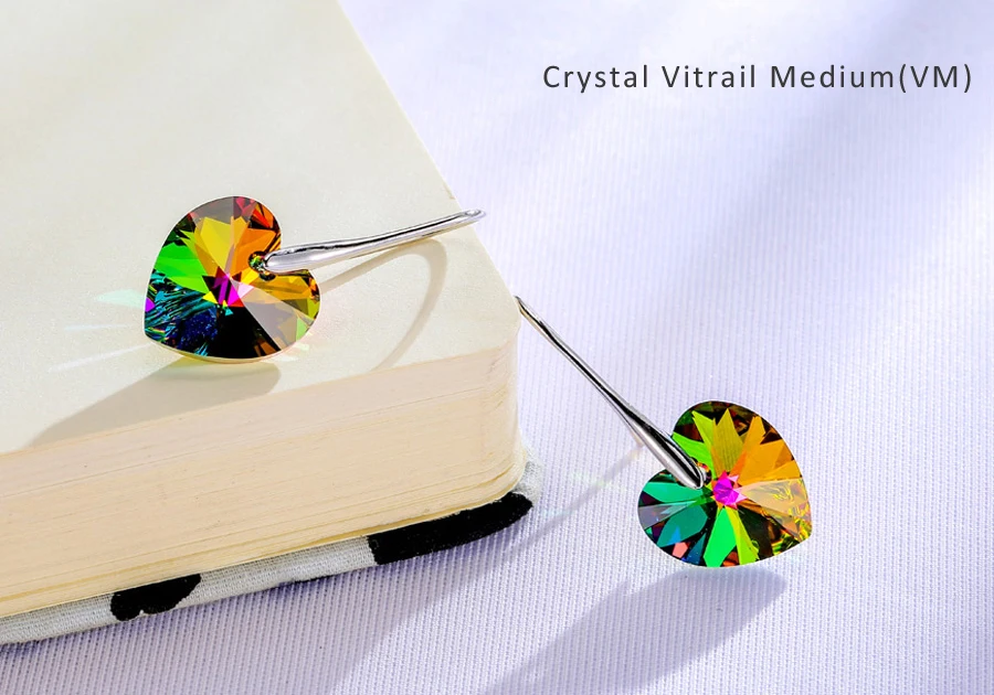 BAFFIN оригинальные кристаллы от Swarovski сердце кулон ожерелья висячие серьги Ювелирные наборы для женщин влюбленных подарок Прямая