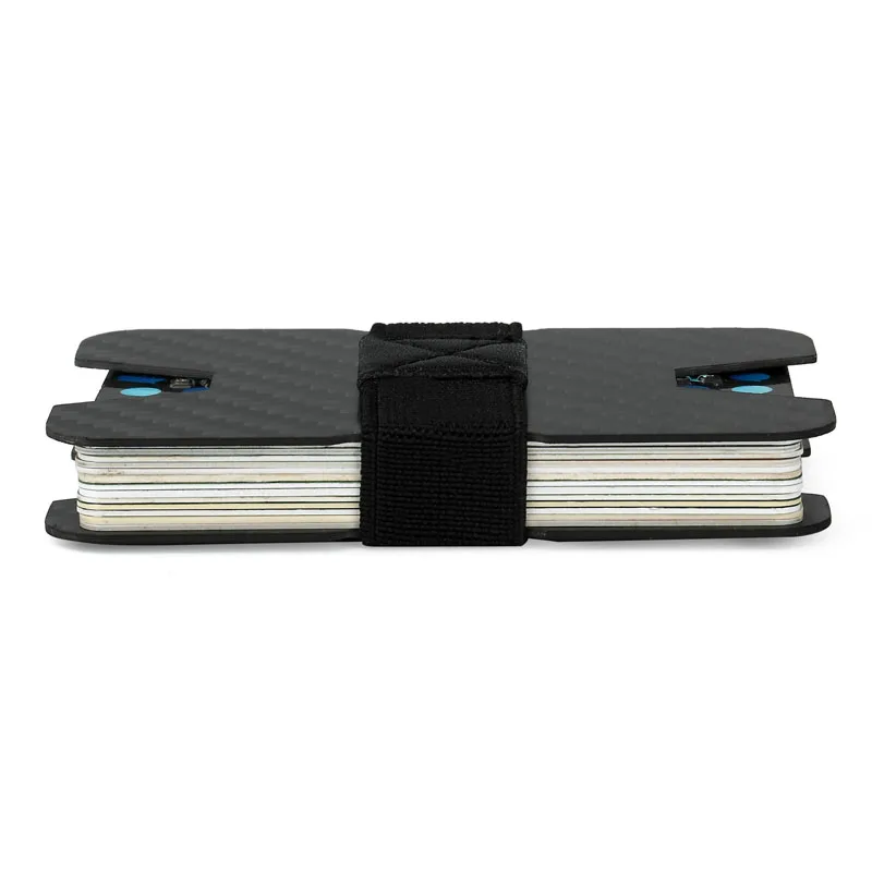 Карбоновый кредитный держатель для Карт RFID блокирующий тонкий карт дорожный