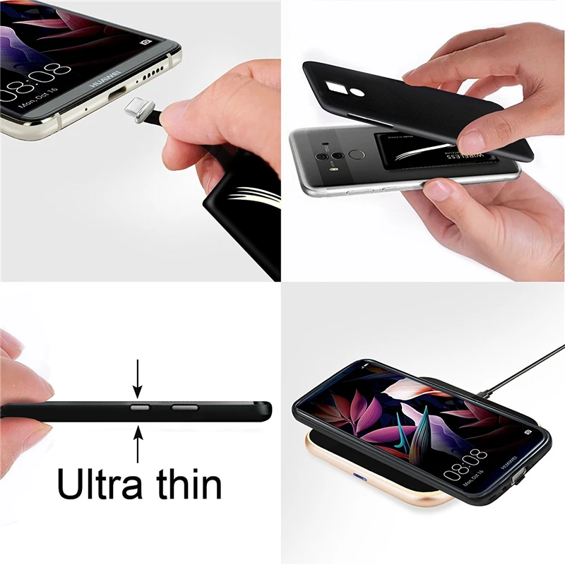 Тип C Беспроводное зарядное устройство приемник адаптер для huawei P9 P10 P20 Pro mate 9 10 Lite Xiaomi mi 8 mi 8 mi 7 OnePlus 5 6 зарядное устройство для телефона