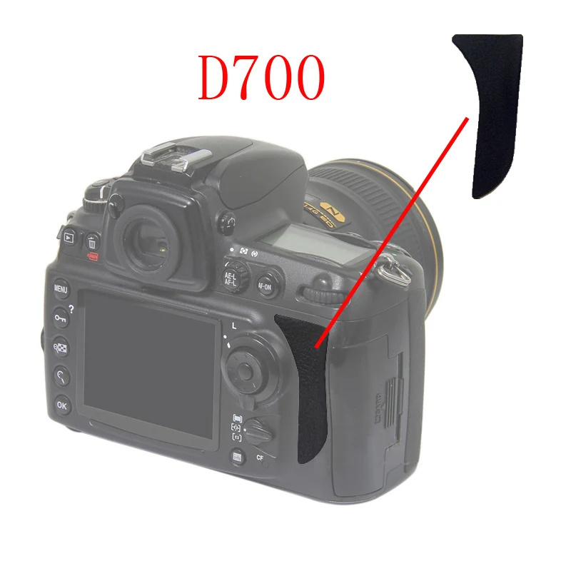 D90 D700 D7000 D300S D800 D800E D200 D300 для Nikon резиновая задняя крышка резиновая DSLR камера Запасная часть