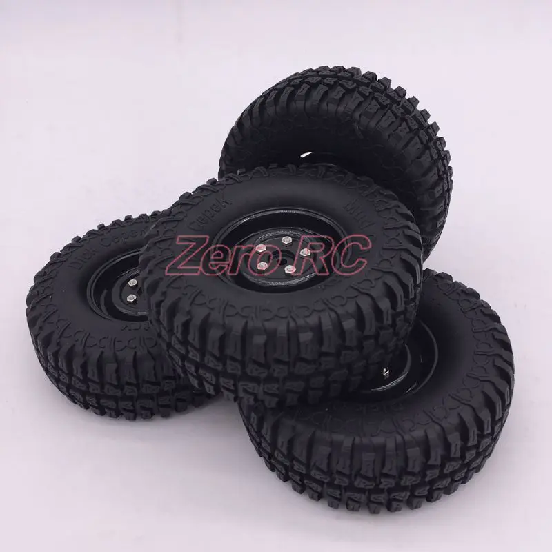 Колесные диски 4P 1/10 RC ROCK 1 9 дюйма пластиковые колеса и 100 мм Мягкие шины для