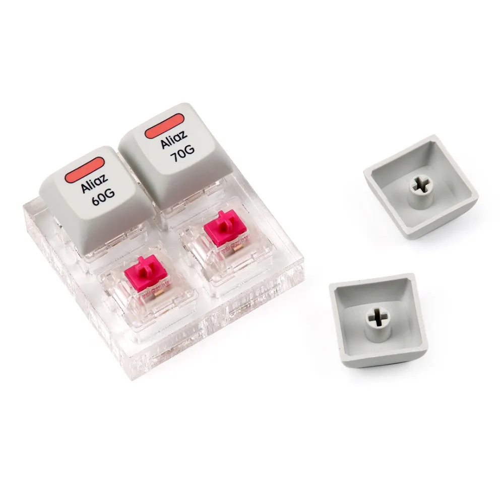 Aliaz silent тактильные тестер 60 г/70 г/80 г/100 г с XDA краситель-sub keycaps