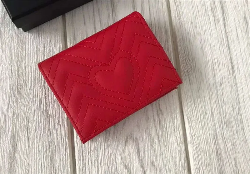 Европа и Америка vogue zig zag thread короткий кошелек с буквенным принтом для женщин
