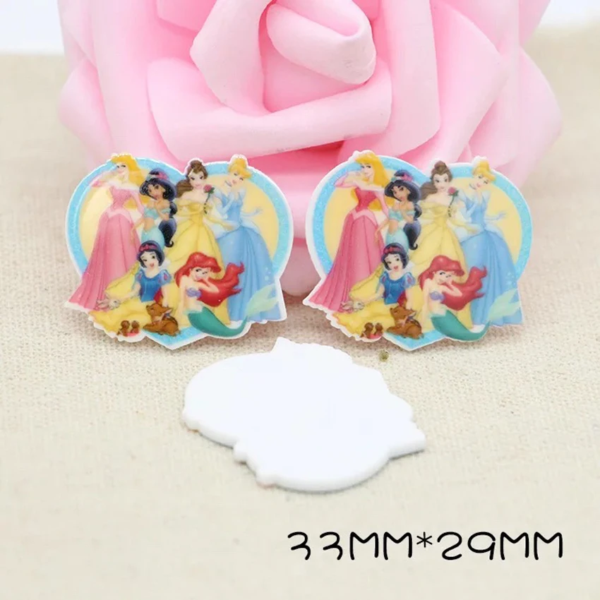 10 шт./лот kawaii Мультфильм плоское заднее украшение из смолы DIY Кабошоны-аксессуары