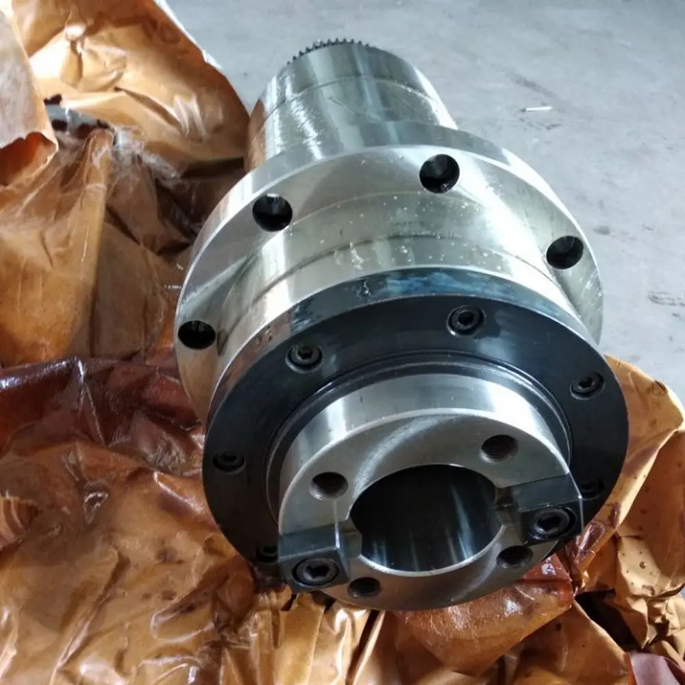 Cnc bt40 Шпиндельный шкив синхронный ремень для фрезерного станка с ЧПУ инструмент ATC лепестковый зажим+ дисковая пружина+ тяга воздушного охлаждения