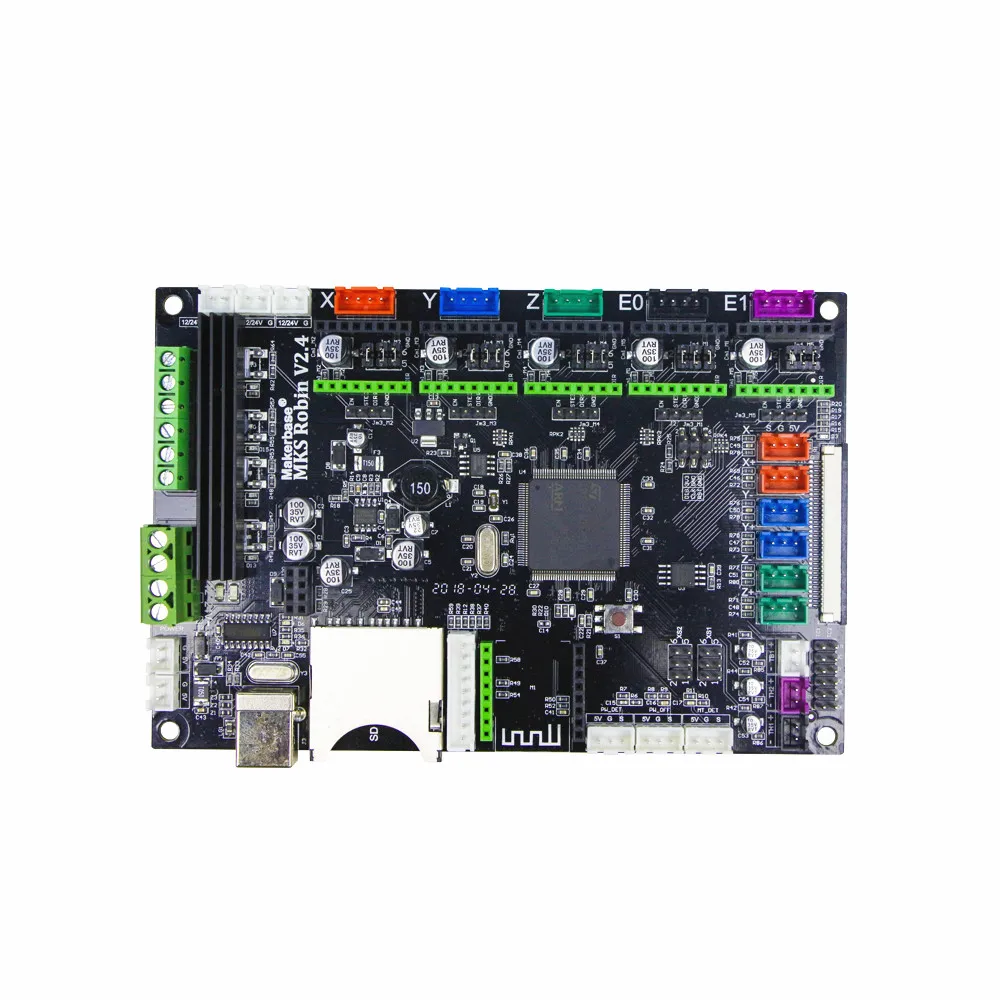 STM32 MKS Робин интегрированная материнская плата контроллер с TFT дисплеем закрытый