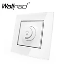 Светильник Диммер 600 Вт Wallpad 110-250v белого цвета с украшением в виде кристаллов Стекло ЕС Европейский Стандартный поворотный диммер лампа накаливания 600w с когтями