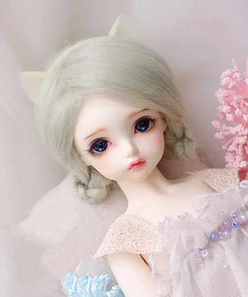 

Top quality 1/3 1/4 1/6 grayish-white BJD Hair SD Doll Wig BJD SD Hot Sale