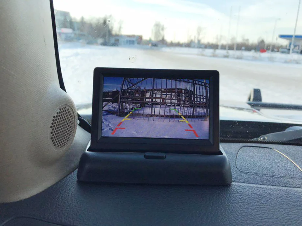 Автомобильный парковочный монитор 4 3 дюйма + камера заднего вида | Автомобили и