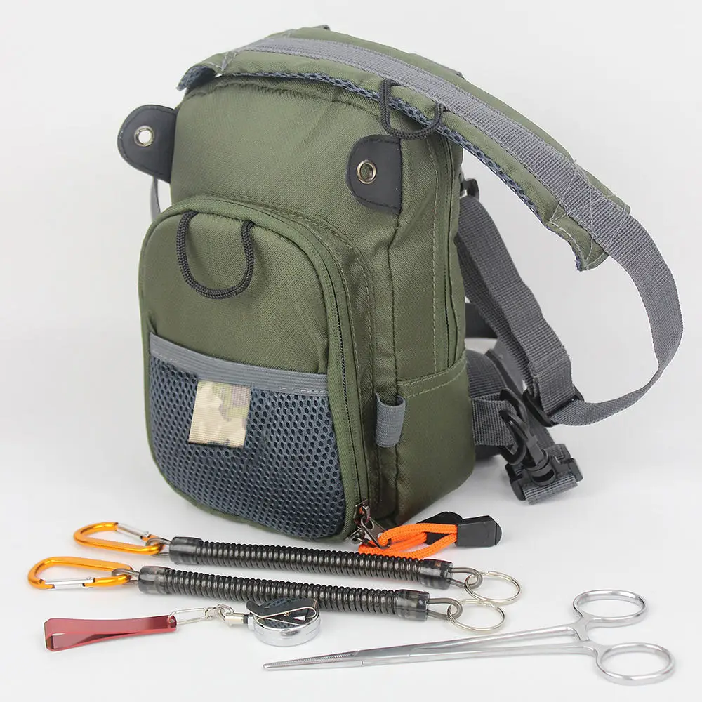chest bag kits Открытый Многофункциональный регулируемый армейский зеленый Fly рыболовные снасти аксессуары нагрудный пакет наборы 2 слоя хранения Инструменты сумка - Цвет: chest bag kits