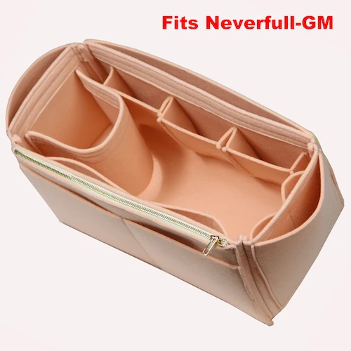 Neverfull-GM Speedy25 30 35 40NeverfullMM GM Войлок Tote Organizer w/держатель для бутылки с молочной водой кошелек вставной мешок в сумку косметический макияж Diaperbag - Цвет: Neverfull-GM