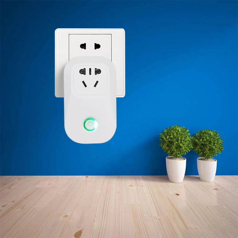 

Smart WiFi Wireless Socket 10A 2200W Power Supply Plug IOS Android Phone Remote Control for Amazon Alexa or Google Nest