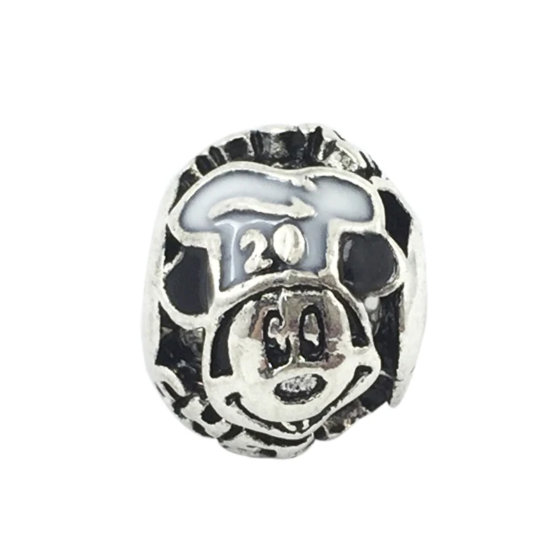 Ажурные европейские бусы с Микки Маусом для шеф повара очаровательные браслеты и