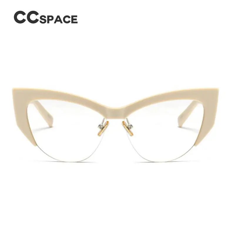 45108 женские очки кошачий глаз оправа для мужчин и женщин без оправы с заклепками