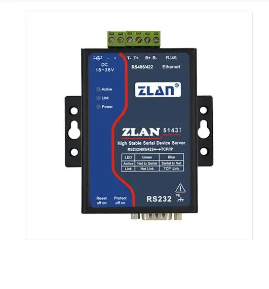 

Последовательный сервер modbus Modbus RTU и Modbus TCP transfer ZLAN5143