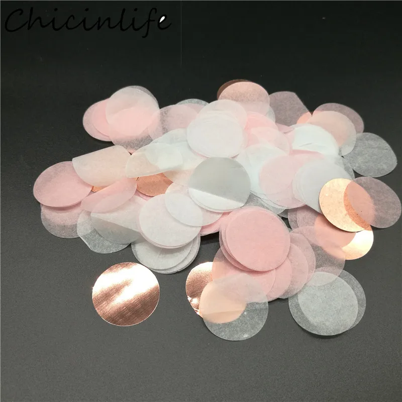 1 пакет круглых Бумажных Конфетти Для Наполнения воздушных шаров для вечеринки в