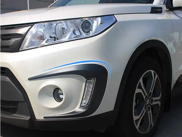 Автомобильные аксессуары ABS, боковые молдинги для кузова, боковая дверь, украшение для Suzuki Vitara, автомобильный Стайлинг