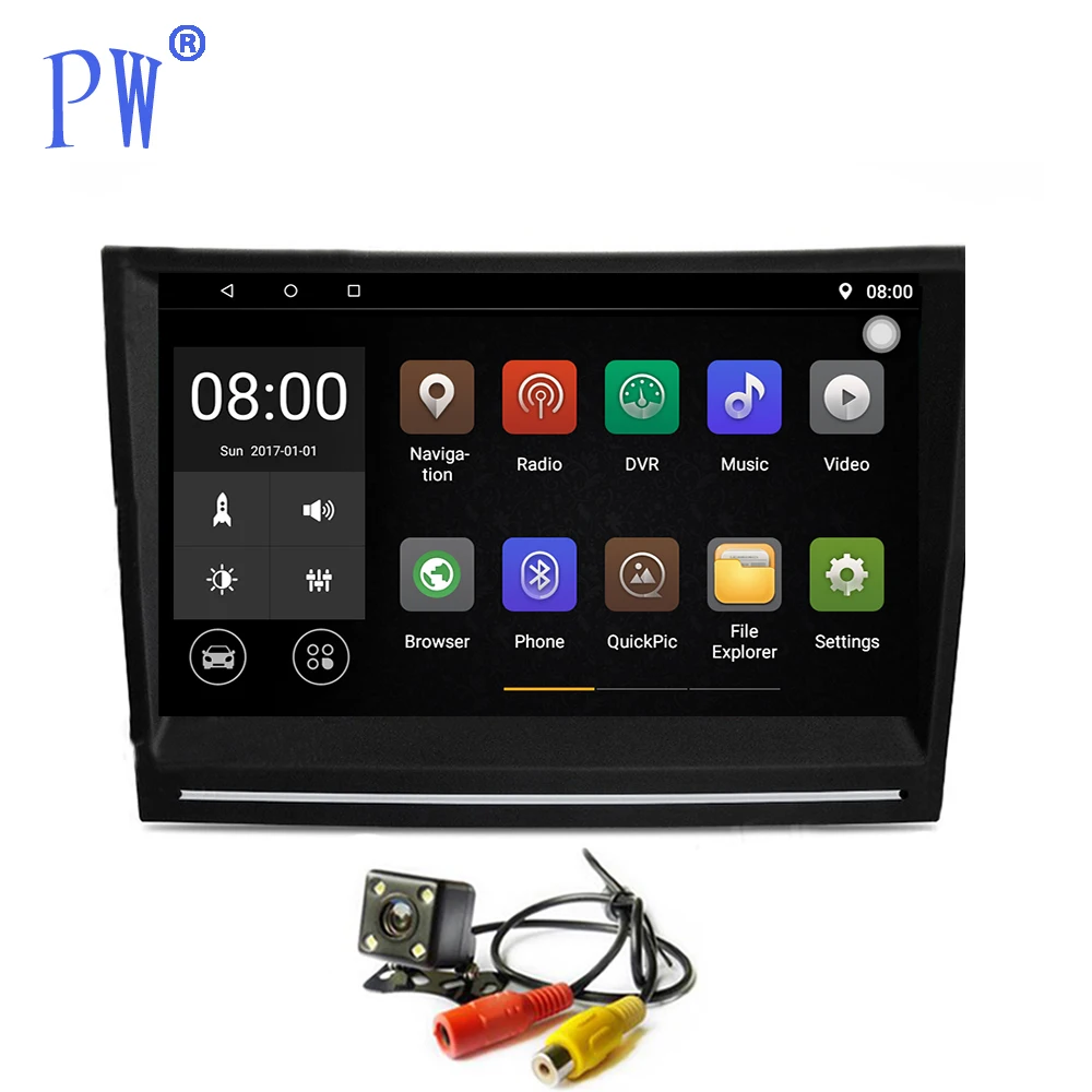 Android 7 1/8 0 автомобильный Радио плеер GPS Navi для Porsche 911 997 Cayman 987 2005 2008 Boxster 2012 головное