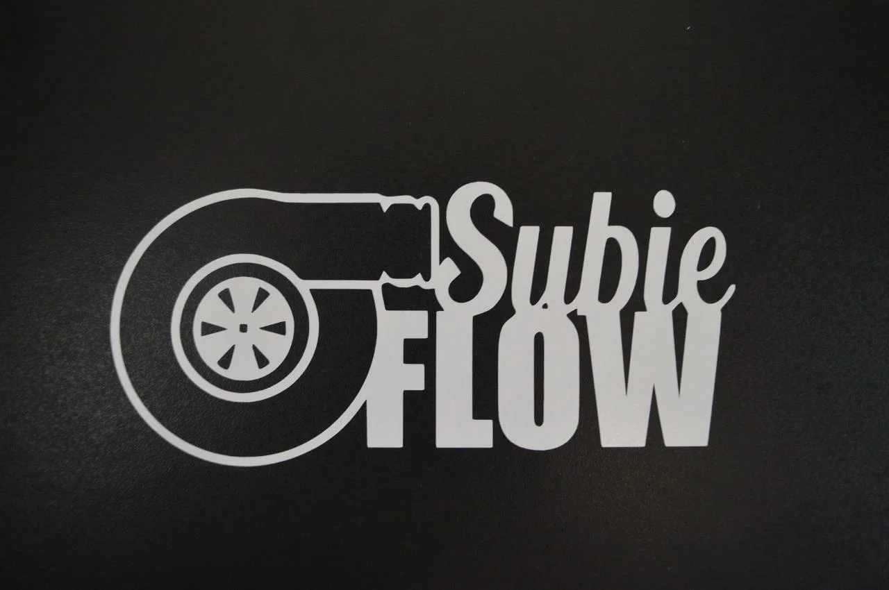 Subie flow STI WRX Impreza BRZ turbo виниловый стикер на окно decal 15 см|Наклейки для творчества| |