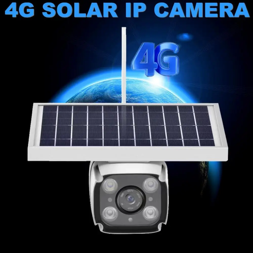 Беспроводная IP камера на солнечной батарее HD 1080P|Камеры видеонаблюдения| |