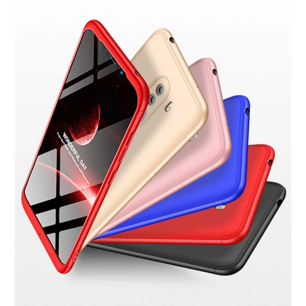 New Business Case For Redmi 6A 6 Pro Xiaomi Mi 8x 8 Lite POCO F1 MAX 3 360 Full Body Hard Hybrid Plastic Protection cover |