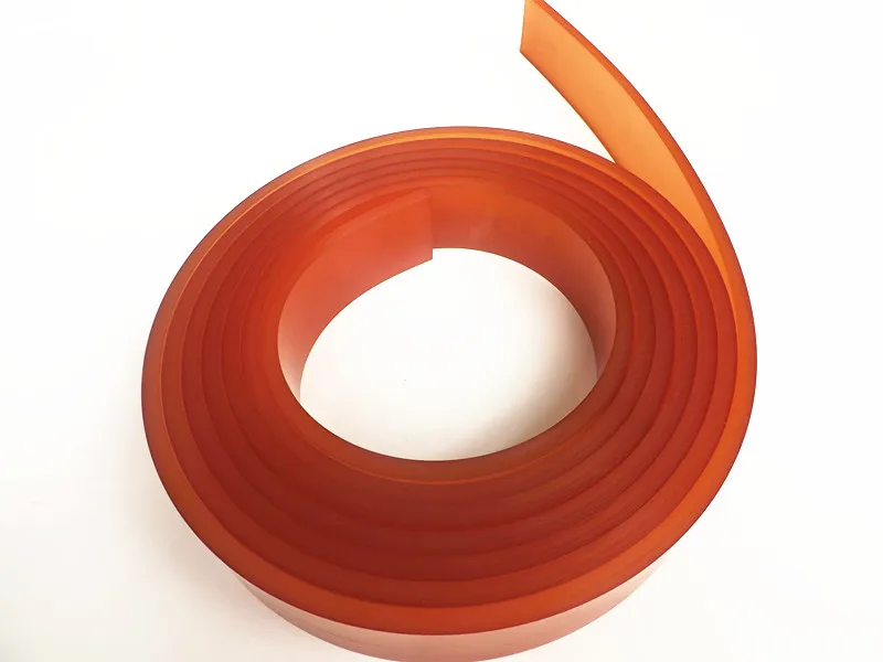 Nice 50mm*9mm*4m Flat Shaped Rubber Squeegee with 75A Coffee Color | Door &amp Window Screens