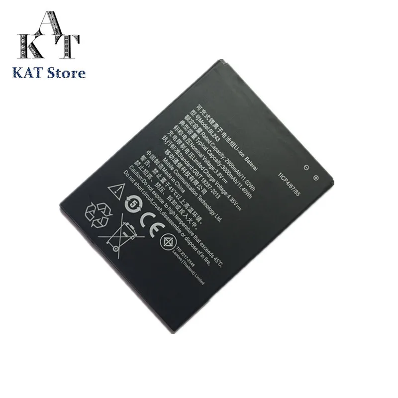 Оригинальный аккумулятор для мобильного телефона Lenovo K3 Note K50-T5 A7000 3000mAh