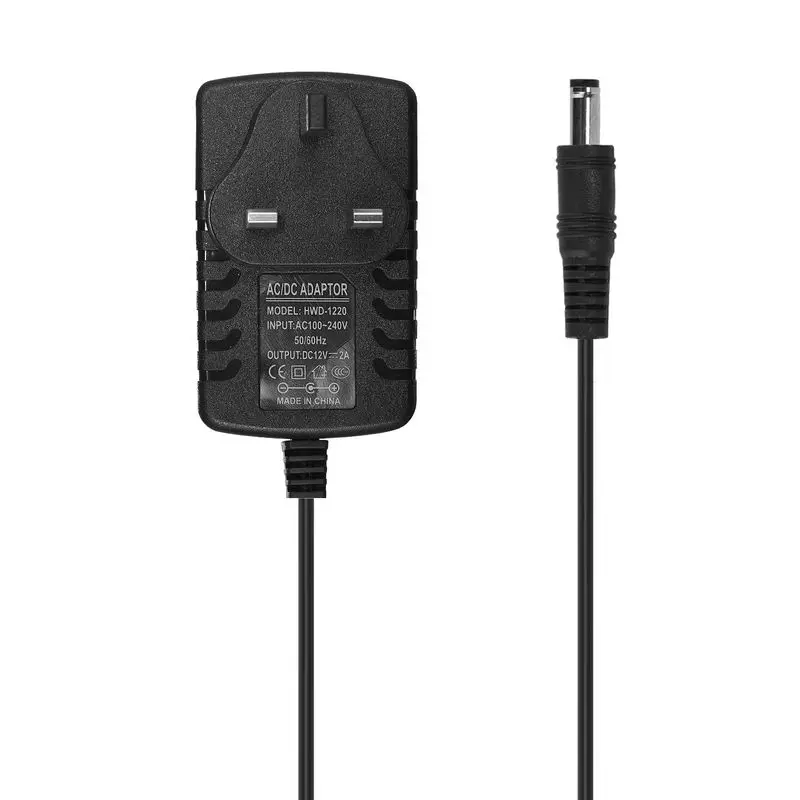 DC 12 V 2A адаптер переменного тока Питание Великобритания дюбеля для 5050 3528