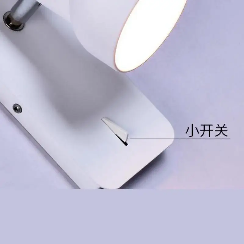 Настенные светильники для чтения светильник спальни вращающийся Креативный