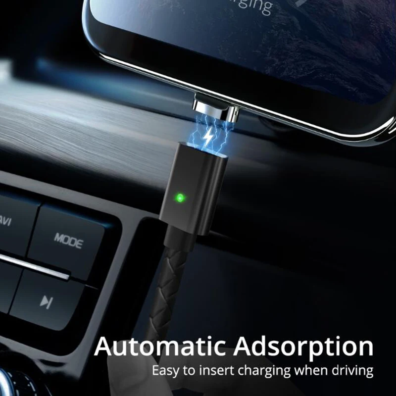 Магнитный кабель JUSFYU Micro usb Type C адаптер для быстрой зарядки телефона магнитное