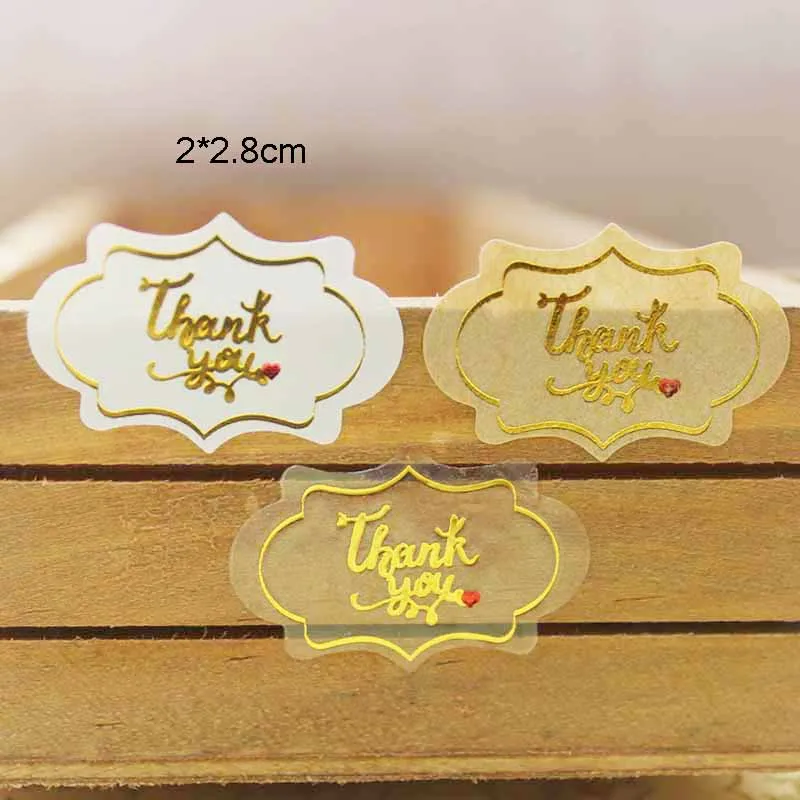 100 шт. золотые наклейки-этикетки сделай сам | Дом и сад