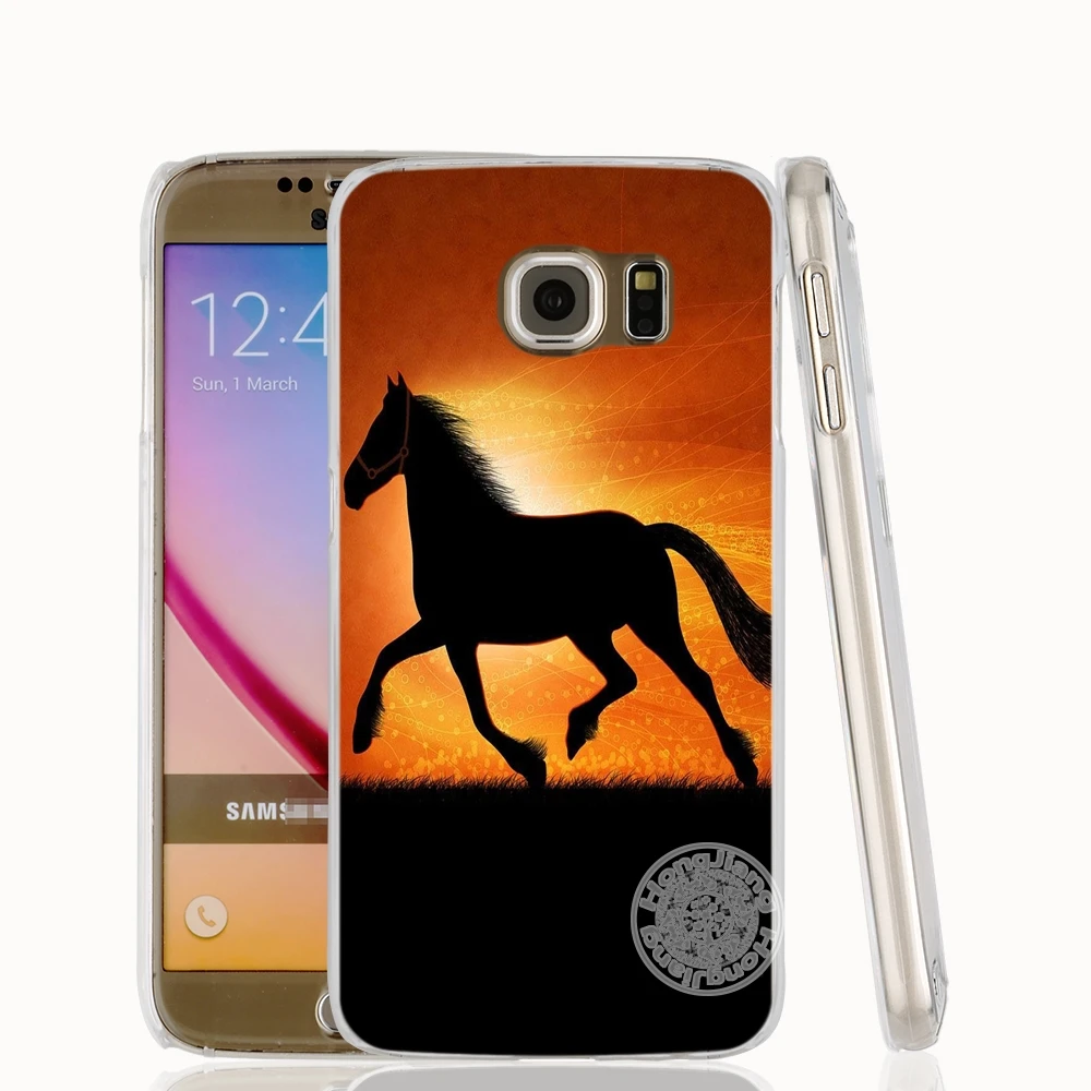 HAMEINUO красивый чехол для мобильного телефона с лошадью для samsung Galaxy S7 edge PLUS S8 S6 S5 S4 S3 MINI