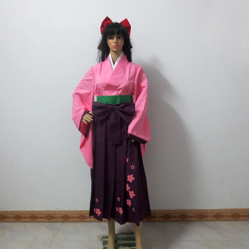 Кимоно Сакура для косплея аниме кардкаптор КИНОМОТО костюм косплея|cosplay costume|kimono