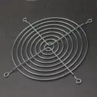 10 шт. Gdstime вентилятор 14 см, железная сетка, сталь, хромированный металл, Компьютерный Вентилятор, решетка, крепление, защита пальца, 140 мм