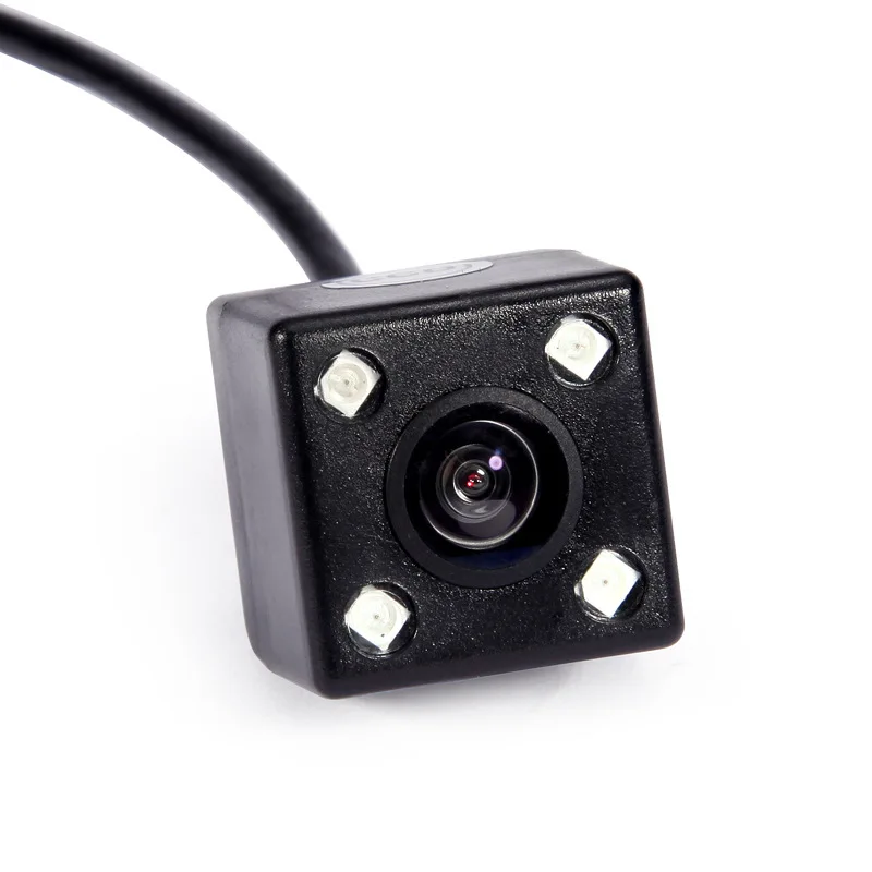 Парктроник Автомобильная камера заднего вида водостойкая HD CCD 4 светодио дный LED
