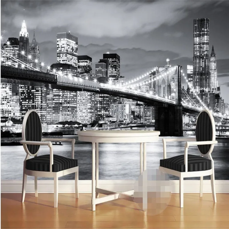 Пользовательские Любой Размер Современная Настенная бумага Гостиная