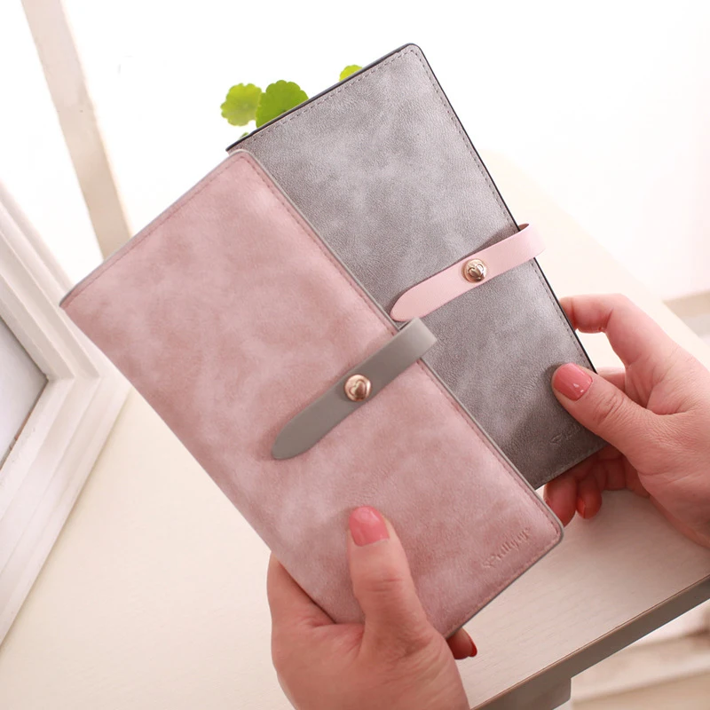 Wmen's Solid длинная ручная сумка бумажник Двойные держатели для карт | Багаж и сумки